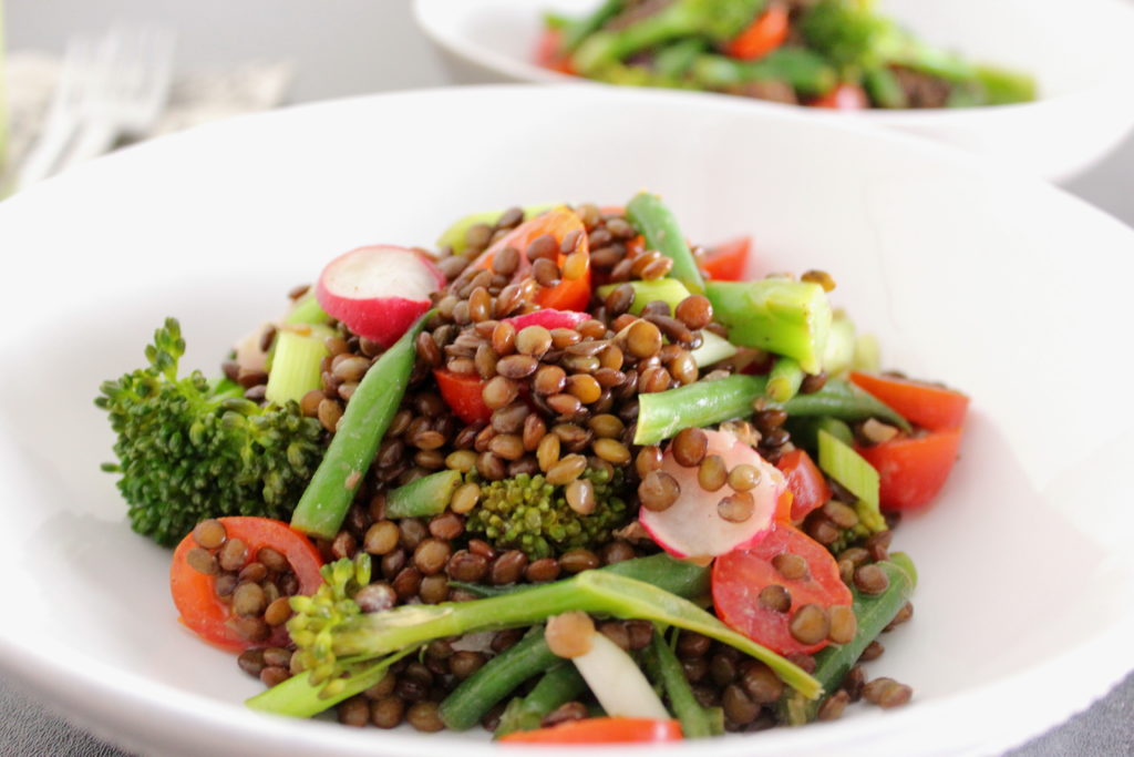 Puy lentil salad - The Lifestyle Circle - Acne diet recipes